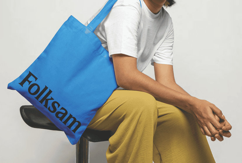 Folksam tote bag
