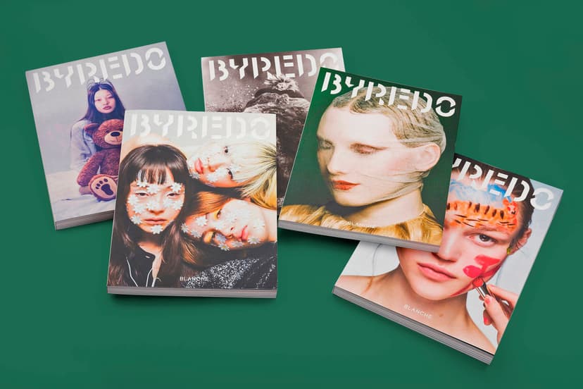 Byredo Blanche magazine. Printed for the cosmetic industry.