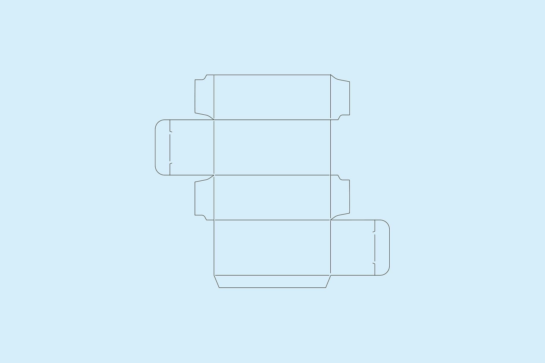 rigid box with magnet closure