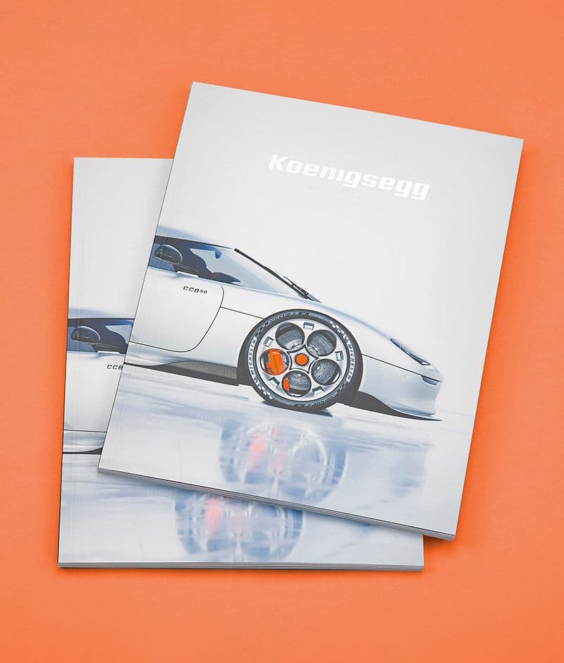 Printed magazine for exclusive cars