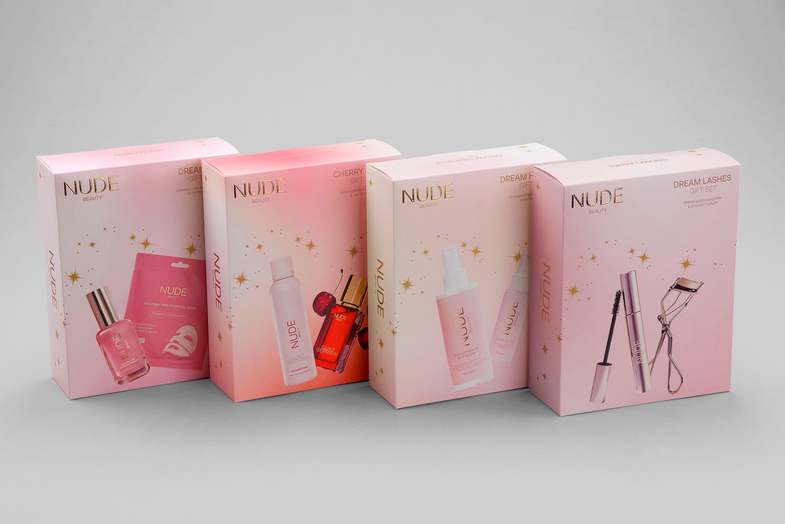 Crash bottom folding carton box made for cosmetic premium brand.